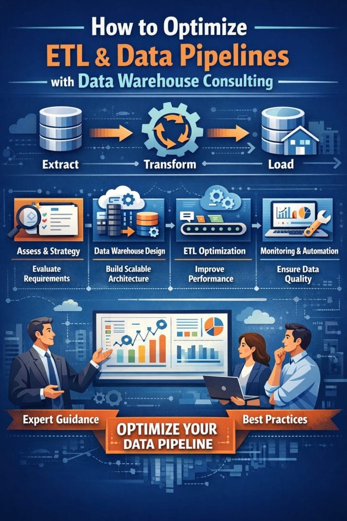 How to Optimize ETL and Data Pipelines with Data Warehouse Consulting 2 ETL, Data Warehouse Consulting